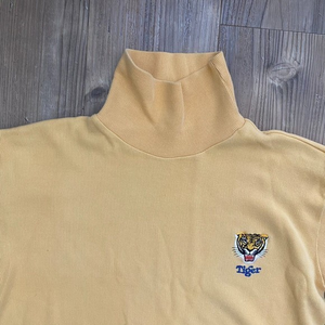 Polo Ralph‎ Lauren Tiger Patch Yellow Turtleneck No Size Tag